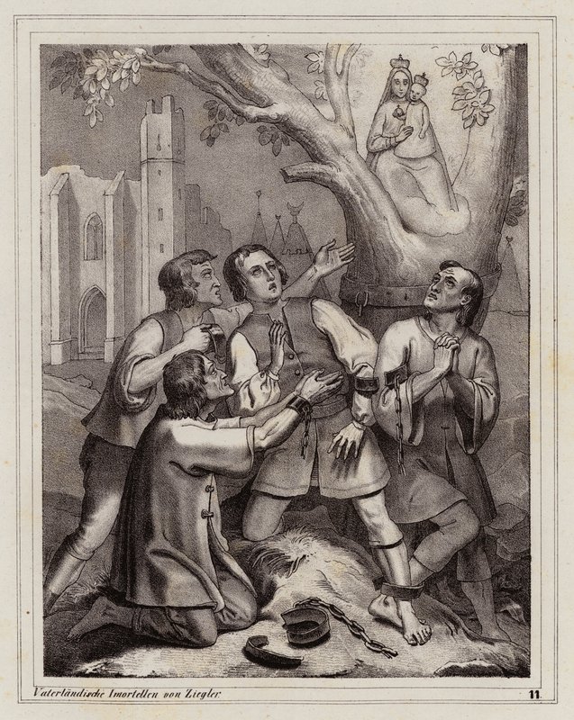 Aparición de la Virgen, Hietzing, Viena de Peter Johann Nepomuk Geiger