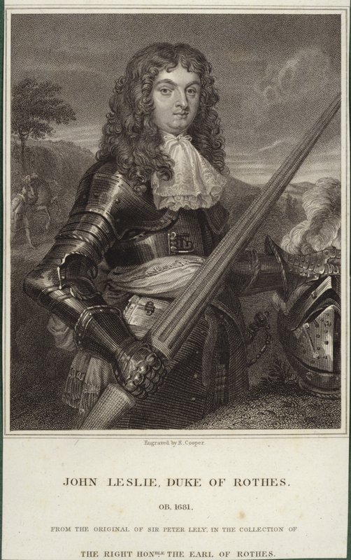 Retrato de John Leslie, Duque de Rothes de Peter Lely