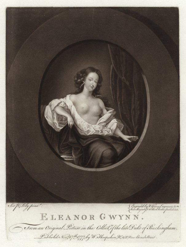 Retrato de Nell Gwyn de Peter Lely