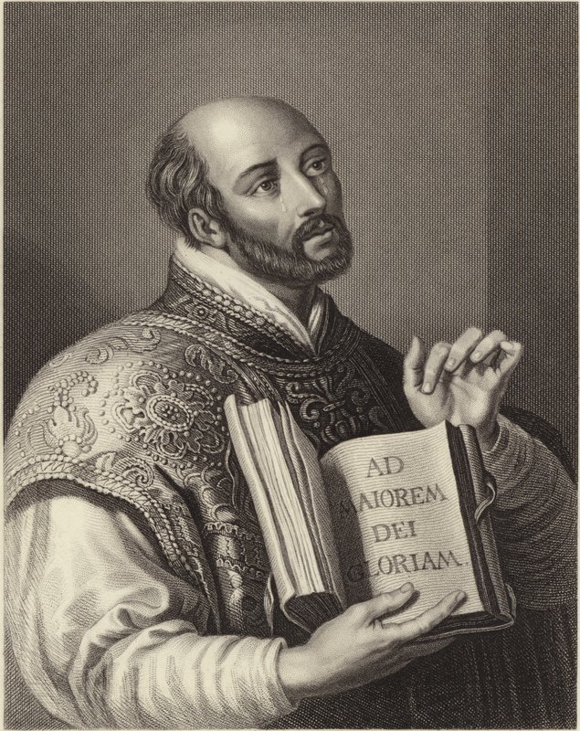 Ignacio de Loyola (grabado) de Peter Paul (after) Rubens