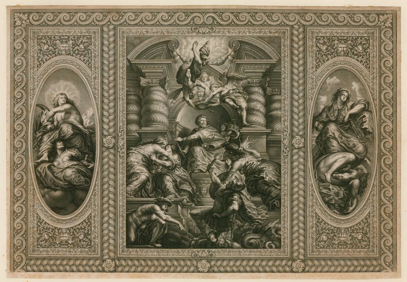 Techo de la Casa de Banquetes en Whitehall de Peter Paul Rubens