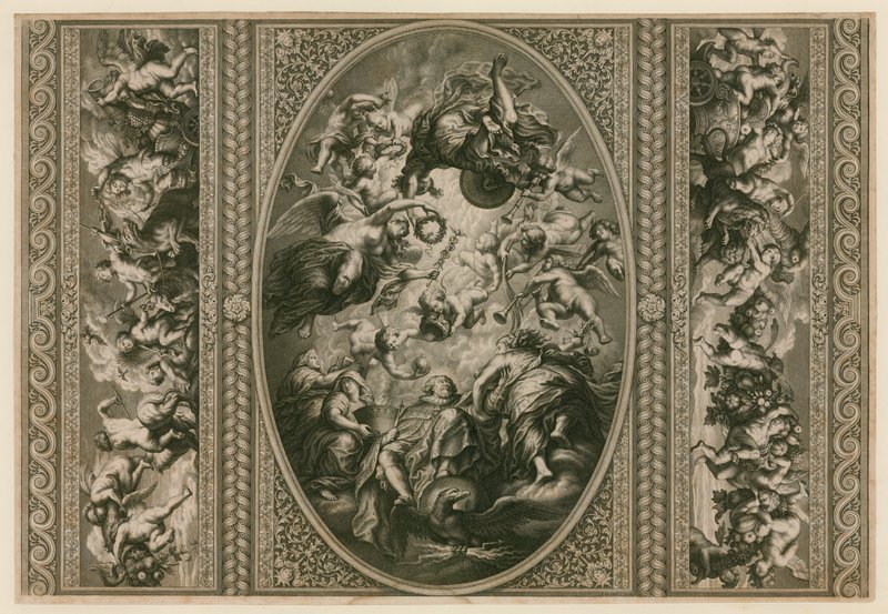 Techo de la Casa de Banquetes en Whitehall de Peter Paul Rubens