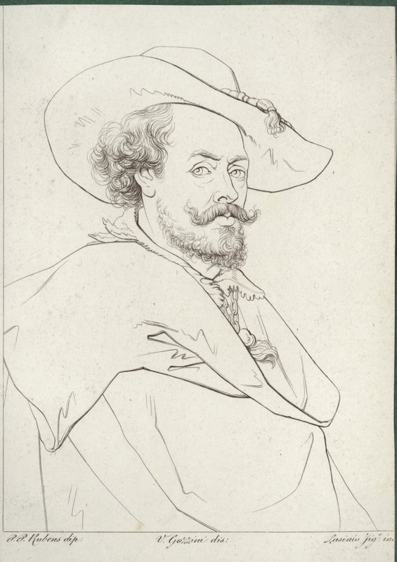Retrato de Peter Paul Rubens de Peter Paul Rubens