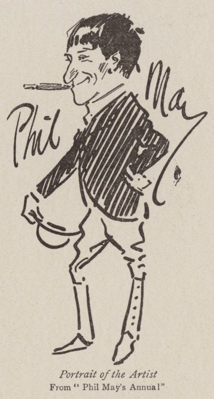 Retrato del artista de Phil May
