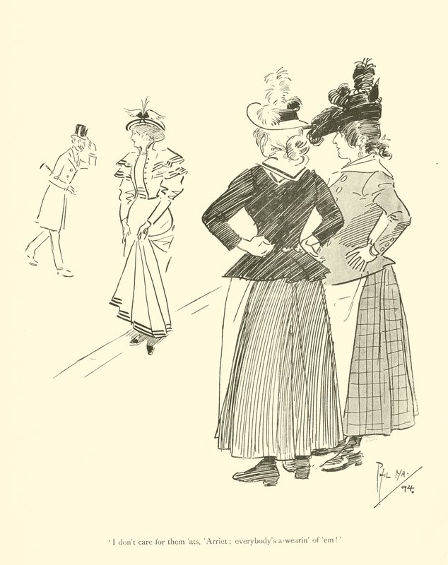 Caricatura de Phil May, de la década de 1890 de Phil May