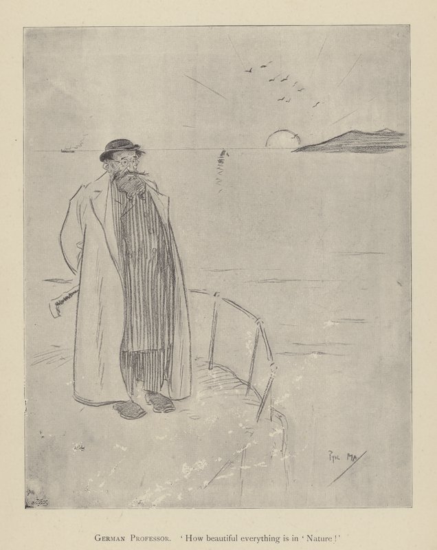 Caricatura de Phil May, de la década de 1890 de Phil May