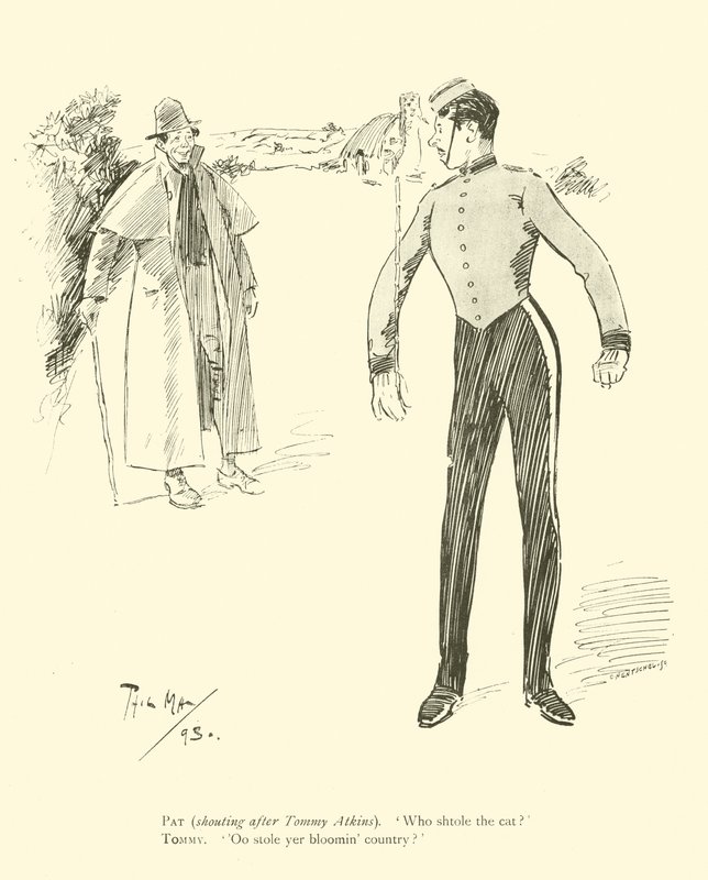 Caricatura de Phil May, de la década de 1890 de Phil May