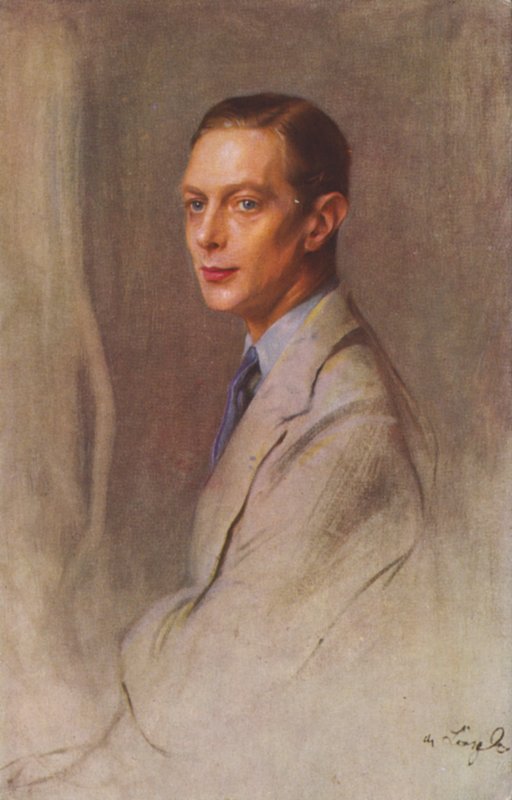 Duque de York, más tarde rey Jorge VI de Philip Alexius de (after) Laszlo