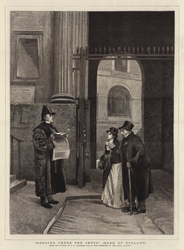 Tres por ciento reducido, Banco de Inglaterra de Philip Hermogenes Calderon