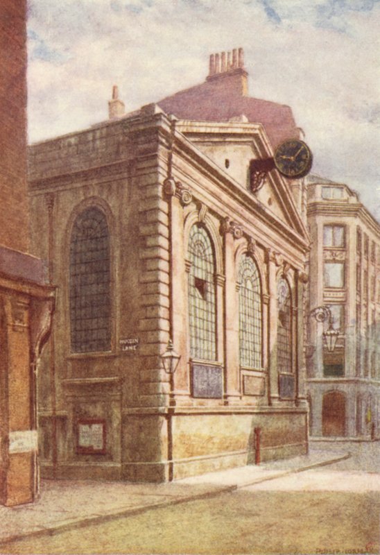 Iglesia de San Miguel, Wood Street, 1896 de Philip Norman