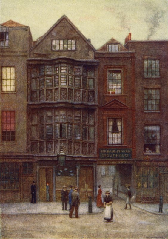 Casa de Sir Paul Pindar, Bishopsgate Street, 1877 de Philip Norman