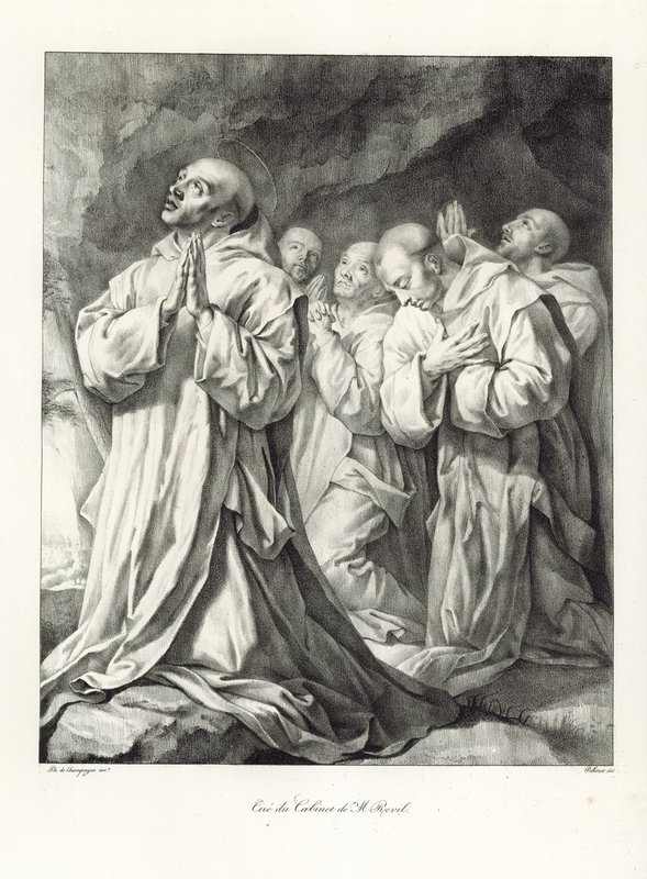 (detalle) La visión de San Bruno de Philippe de Champaigne