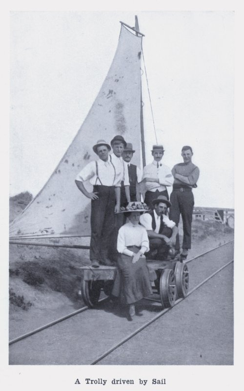 Un carrito impulsado por vela de Photographer Australian
