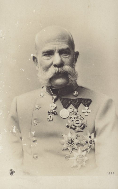 Francisco José I (foto b/n) de Photographer Austrian
