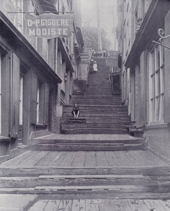 Canadá: Escaleras Break-Neck, Quebec de Photographer Canadian