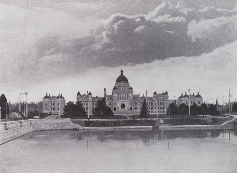 Edificios del Parlamento, Victoria, Columbia Británica de Photographer Canadian