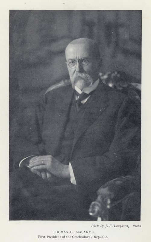 Checoslovaquia: Thomas G Masaryk, Primer Presidente de la República Checoslovaca de Photographer Czech