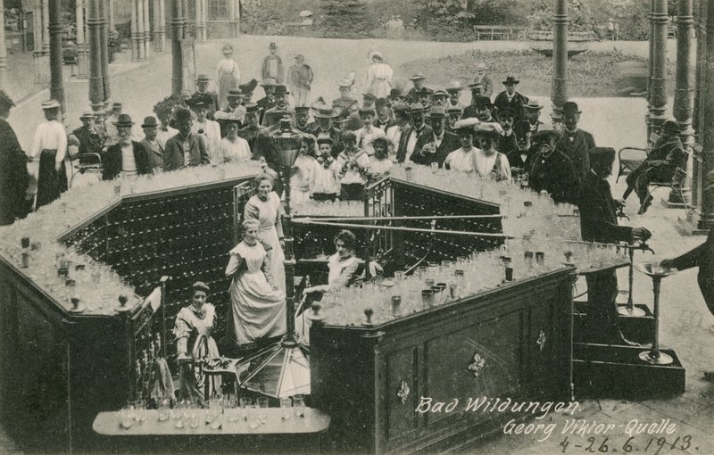 Bad Wildungen. Postal enviada en 1913 de Photographer German