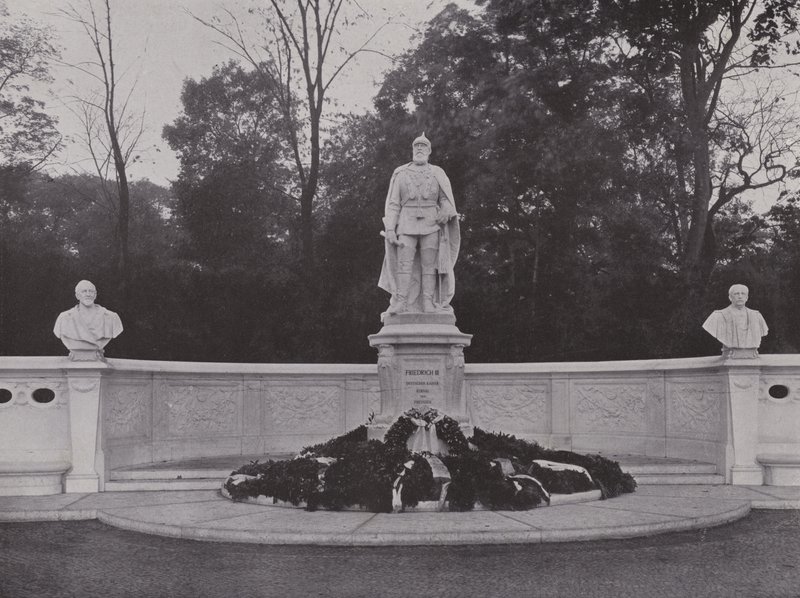 Monumento del Kaiser Friedrich III de Photographer German