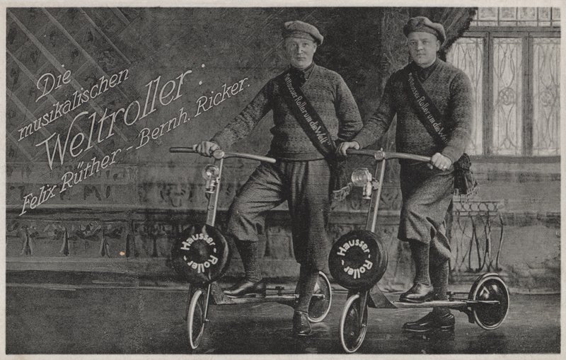 Felix Ruether y Bernhard Ricker, jinetes musicales de scooter de Photographer German