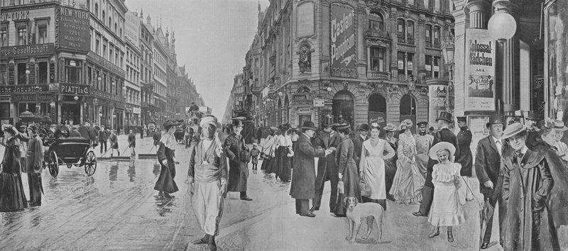 Calle Friedrich, en el Pasaje de Photographer German