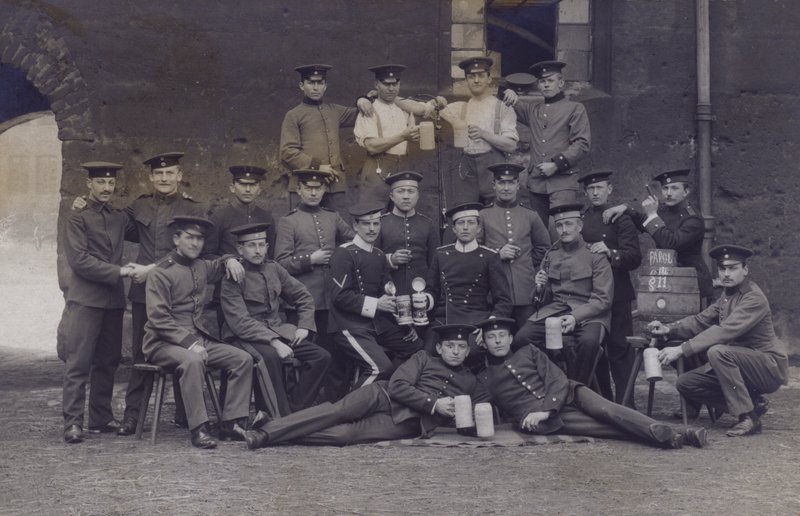 Grupo de soldados del ejército alemán de Photographer German