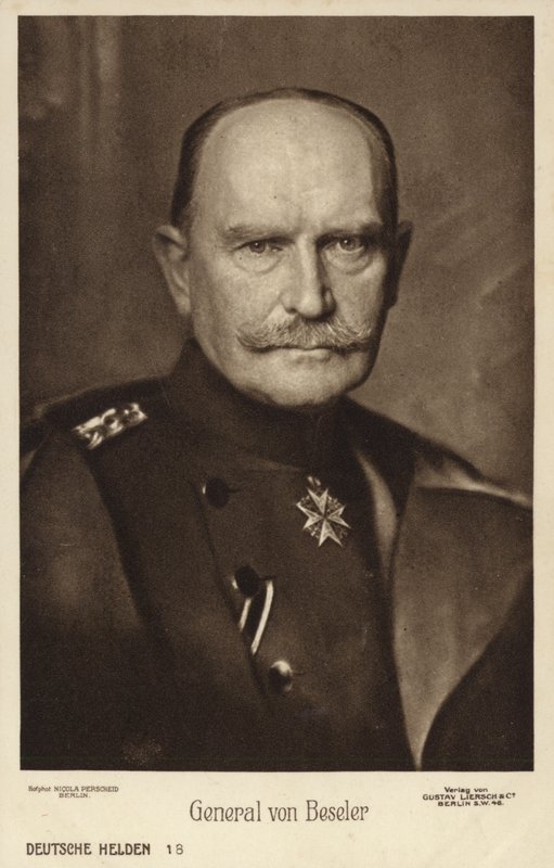 Hans Hartwig von Beseler, general alemán de Photographer German