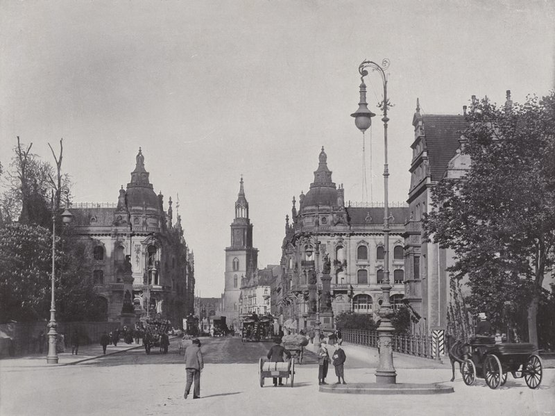 Puente Kaiser Wilhelm y Calle Kaiser Wilhelm de Photographer German