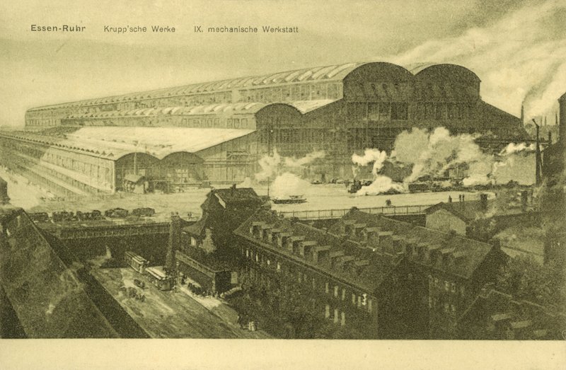 Fábrica de Krupp, Essen, Ruhr, Alemania de Photographer German