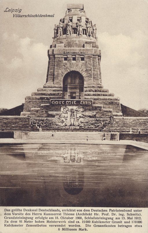Monumento a la Batalla de las Naciones (1813), Leipzig, Alemania de Photographer German