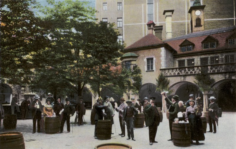 Múnich: Konigl Hofbrauhaus, Hof de Photographer German