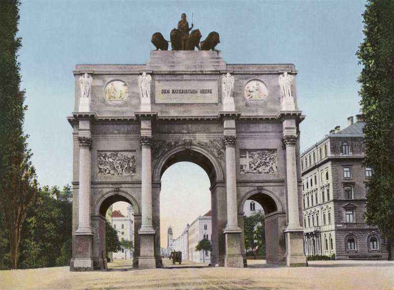Múnich: Siegestor de Photographer German