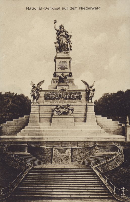 Nationaldenkmal, monumento que conmemora la unificación de Alemania, Rudesheim am Rhein, Hesse de Photographer German