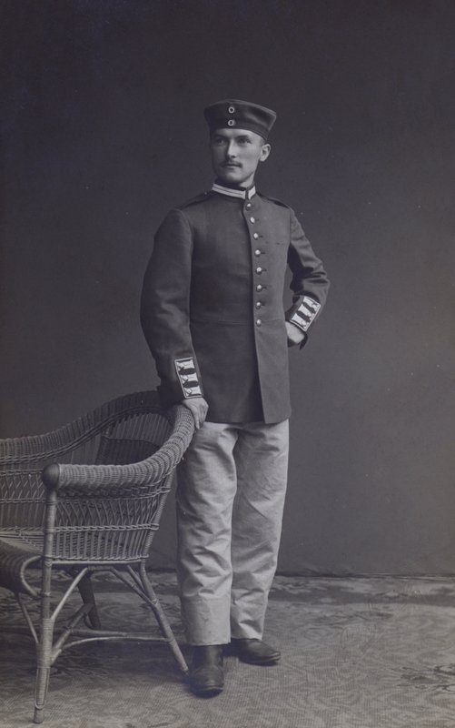Retrato de un soldado del ejército alemán de Photographer German