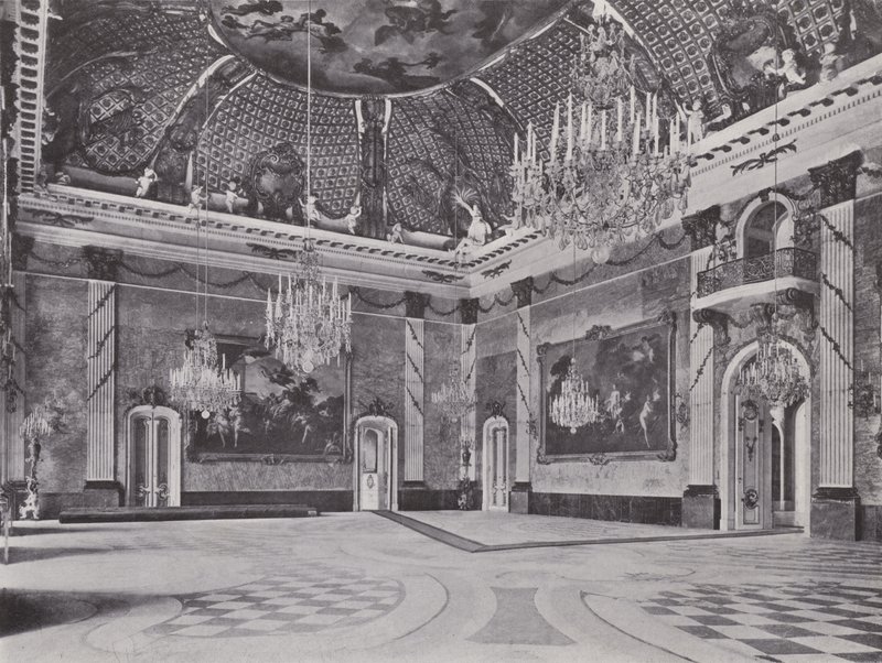 Potsdam, Nuevo Palacio, Sala de Mármol de Photographer German