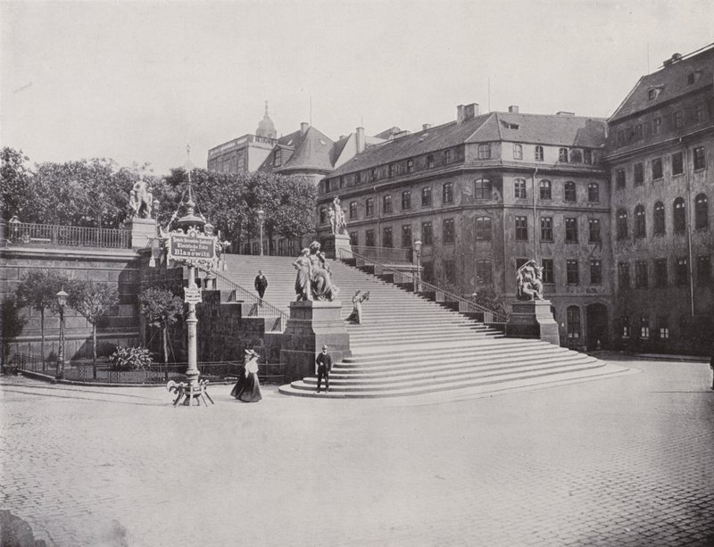 Escalera de la terraza de Brühl de Photographer German