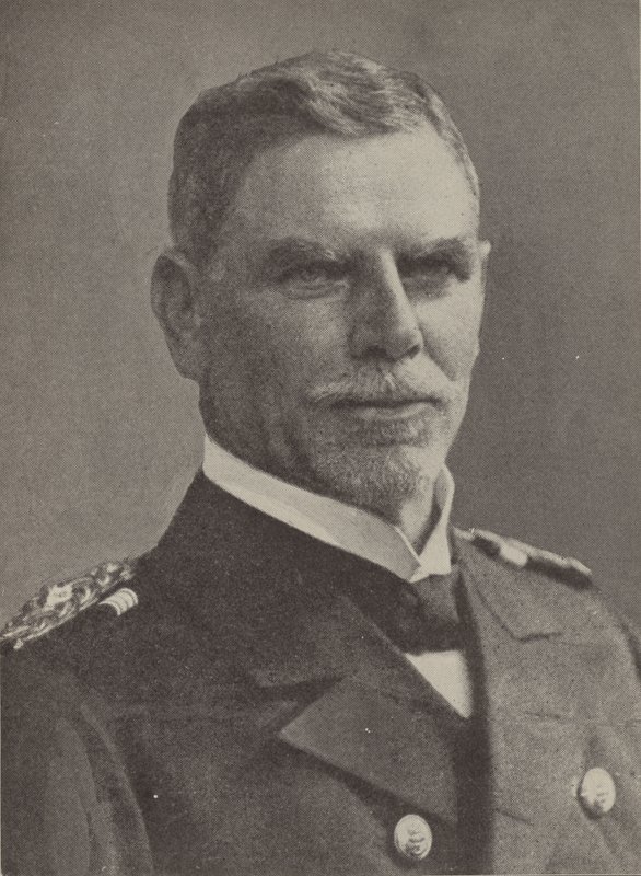 Vicealmirante Maximilian von Spee, comandante del Escuadrón de Asia Oriental de la Marina Alemana durante la Primera Guerra Mundial de Photographer German