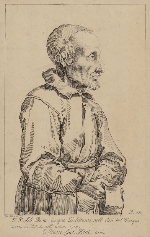 Sebastiano Resta, coleccionista italiano de dibujos de Pier Leone Ghezzi