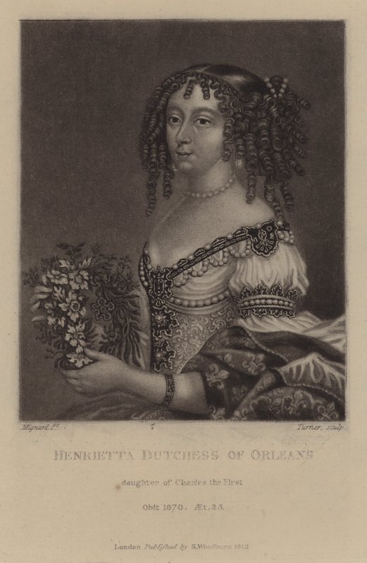 Henrietta, Duquesa de Orleans, hija del Rey Carlos I de Pierre (after) Mignard