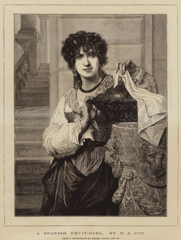 Una frutera española de Pierre Auguste Cot