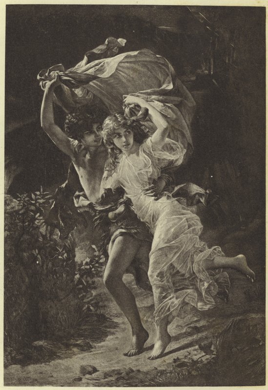 La tormenta de Pierre Auguste Cot de Pierre Auguste Cot