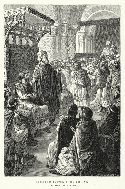 Coronad a Hugues, el ilustre duque de Pierre Fritel
