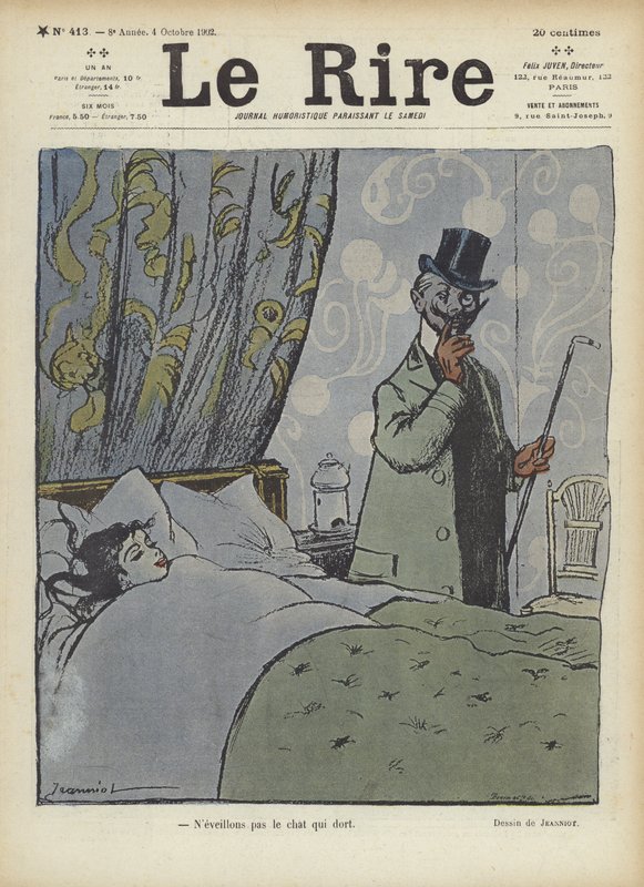 Ilustración para Le Rire de Pierre Georges Jeanniot