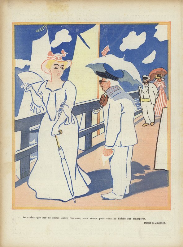Ilustración para Le Rire de Pierre Georges Jeanniot
