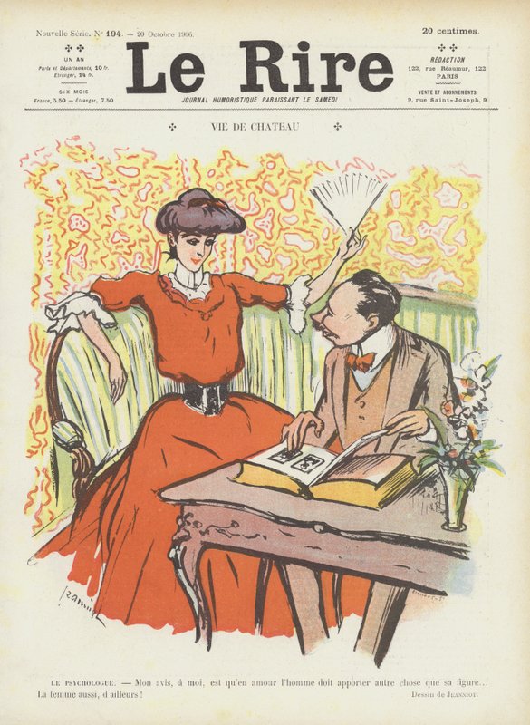 Ilustración para Le Rire de Pierre Georges Jeanniot