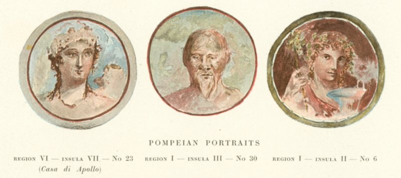 Retratos Pompeianos de Pierre Gusman
