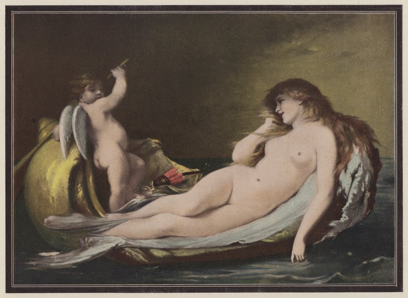 El amor del piloto (lito de color) de Pierre Oliver Joseph Coomans