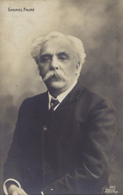 Gabriel Fauré, compositor, organista, pianista y profesor francés (1845-1924) de Pierre Petit