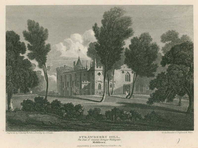 Strawberry Hill, Twickenham, Londres; La residencia de la Condesa Viuda Waldegrave de Pieter Jansz. Quast