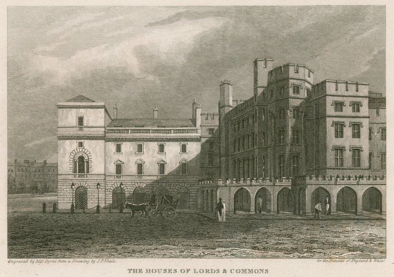 Las Casas de los Lores y los Comunes de Pieter Jansz. Quast